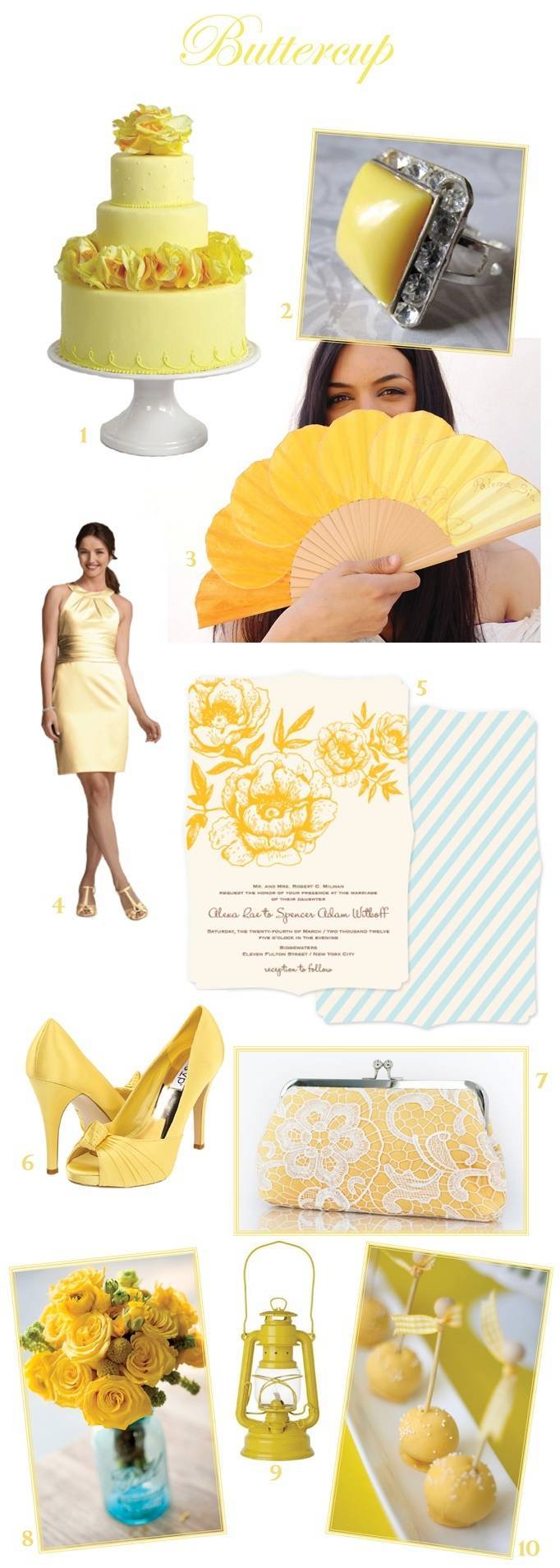 Buttercup Yellow Wedding Inspiration