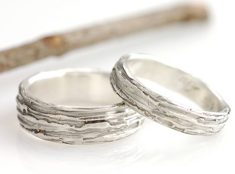 Nature Inspired Wedding Rings by Beth Cyr Jewelry