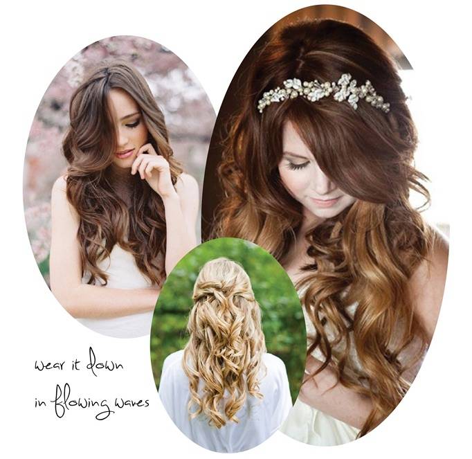 Rustic country wedding hairstyles