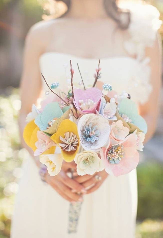 Paper flowers for weddings