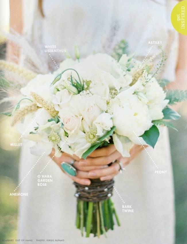 Lisianthus Flower Bouquet Wedding flower inspiration: