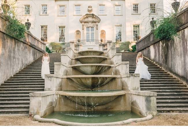 Bridal Inspiration Shoot at the Swan House {Rustic White Photography} 1