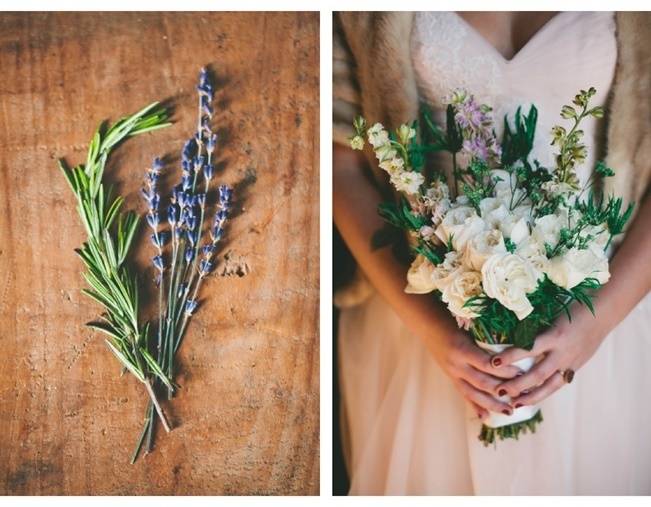 Lavender + Rosemary Winter Wedding Inspiration {Blue Jar Events + Jennifer Bakos Photography} 2