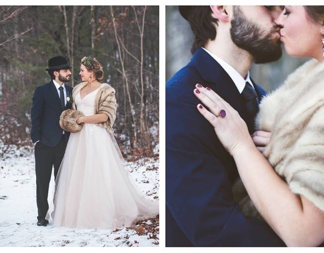 Lavender + Rosemary Winter Wedding Inspiration {Blue Jar Events + Jennifer Bakos Photography} 8