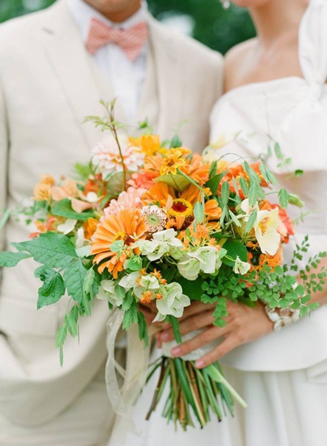Beautiful Wildflower Wedding Bouquet Ideas 12