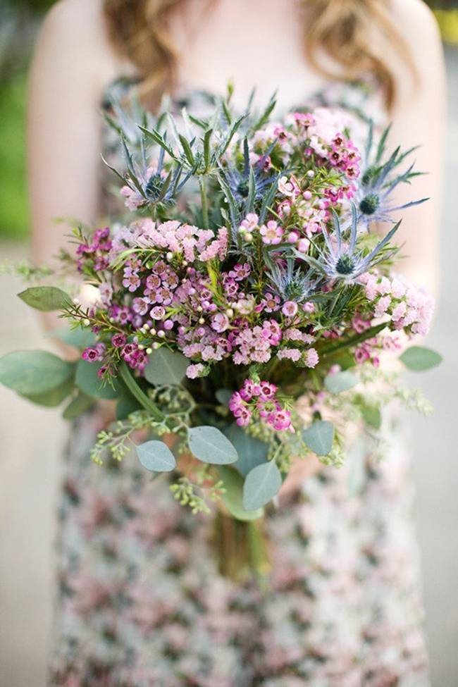 Beautiful Wildflower Wedding Bouquet Ideas 1_