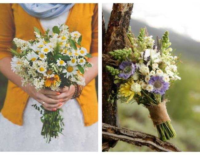 Beautiful Wildflower Wedding Bouquet Ideas 3