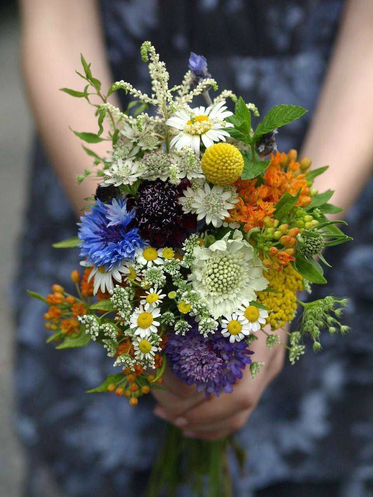 Beautiful Wildflower Wedding Bouquet Ideas 4_