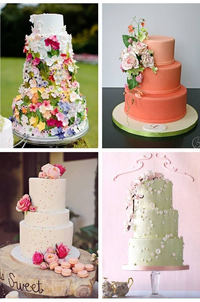 Gorgeous Spring Wedding Cake Inspiration 8