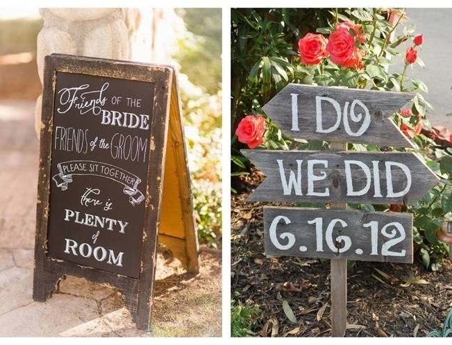 16 Awesome Rustic Wedding Signs 4