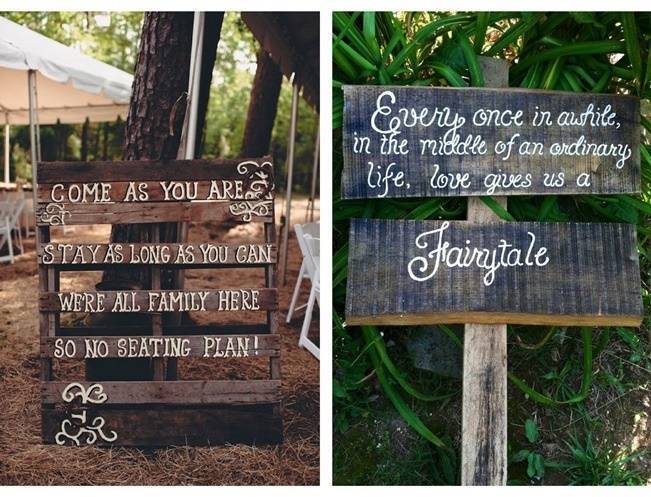 16 Awesome Rustic Wedding Signs 6