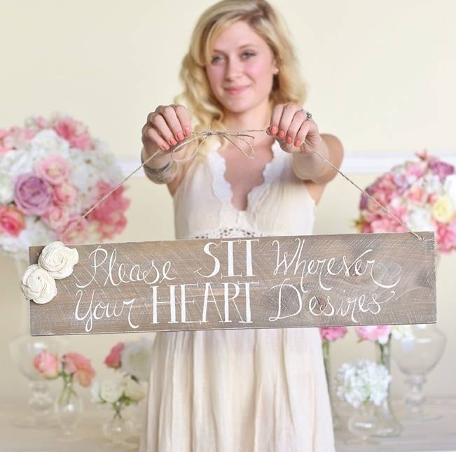 16 Awesome Rustic Wedding Signs 9