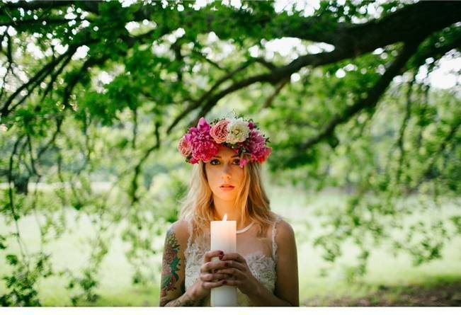 Woodland Floral Inspiration Shoot {Free The Bird Photography} 11