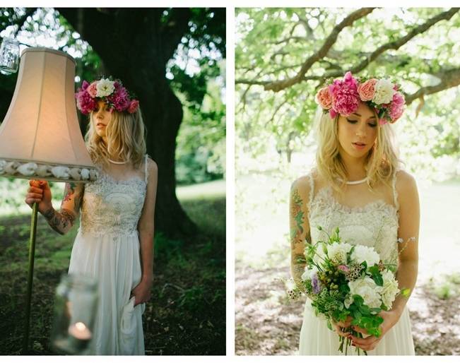 Woodland Floral Inspiration Shoot {Free The Bird Photography} 2