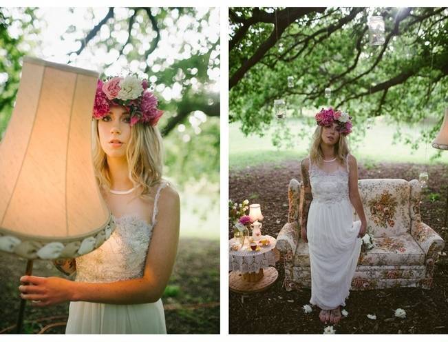 Woodland Floral Inspiration Shoot {Free The Bird Photography} 5