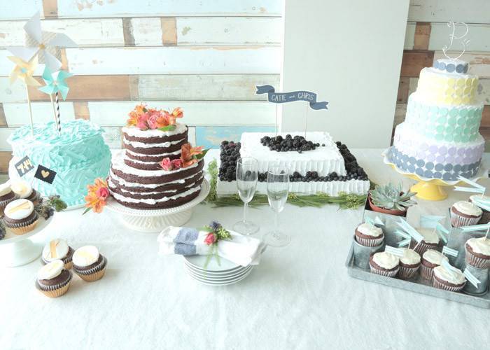 6 diy wedding cakes