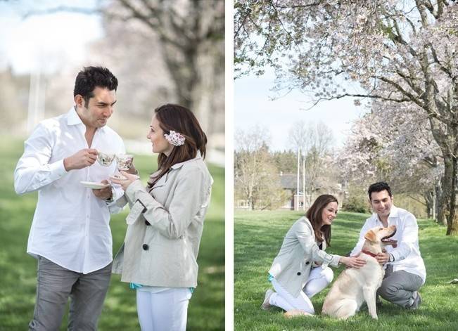 Vancouver Cherry Blossom Engagement {Maru Photography} 14