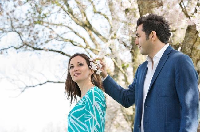 Vancouver Cherry Blossom Engagement {Maru Photography} 5