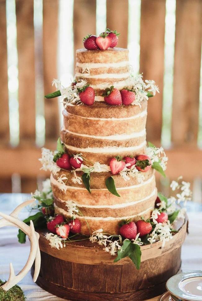 Berry Wedding Cake Ideas 12