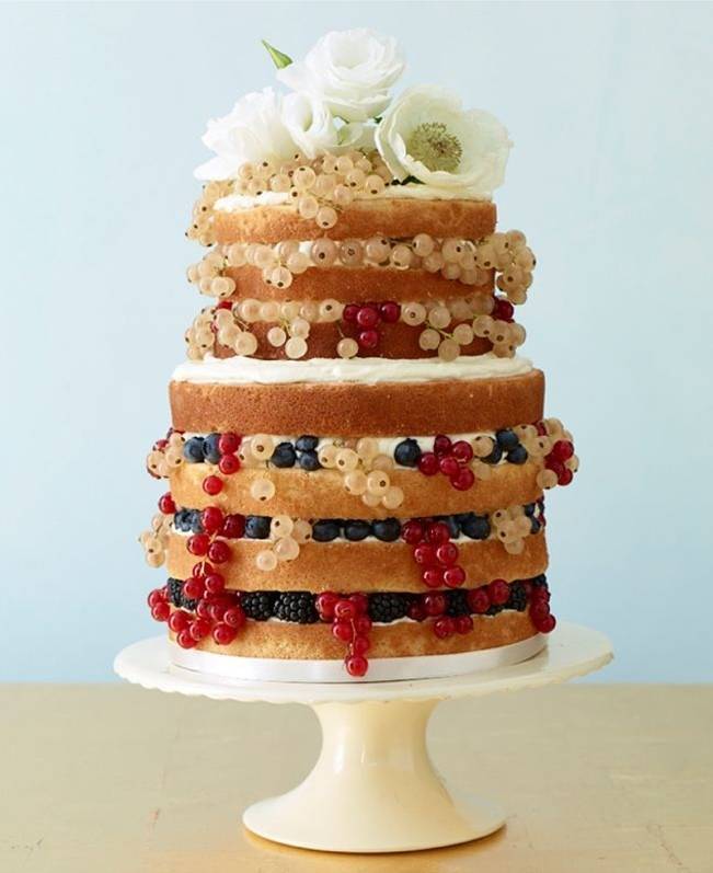 Berry Wedding Cake Ideas 6