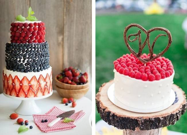 Berry Wedding Cake Ideas 7