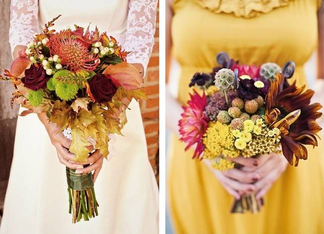 12 Rustic Autumn Wedding Bouquets to Fall For 2