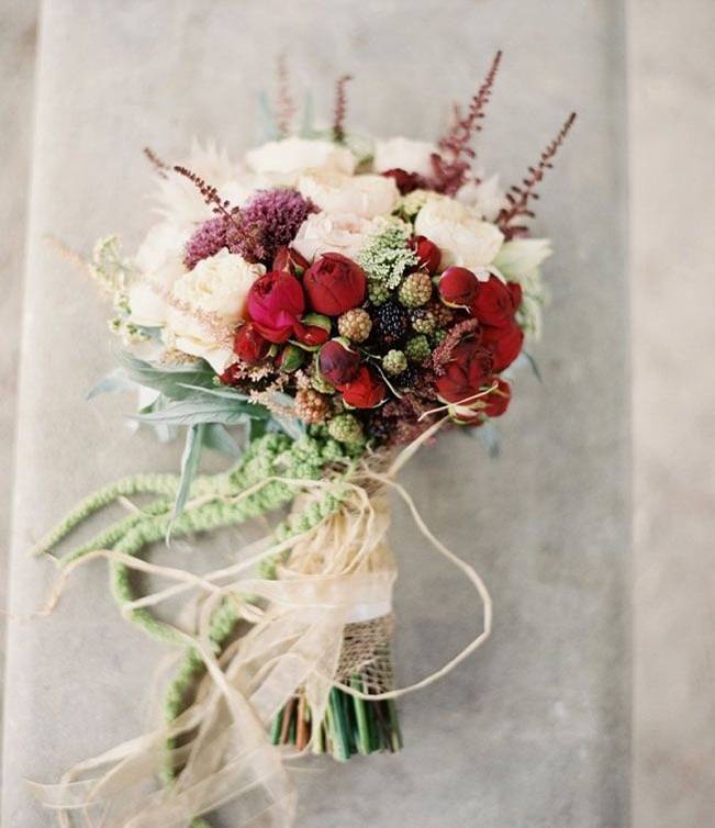 12 Rustic Autumn Wedding Bouquets to Fall For 3