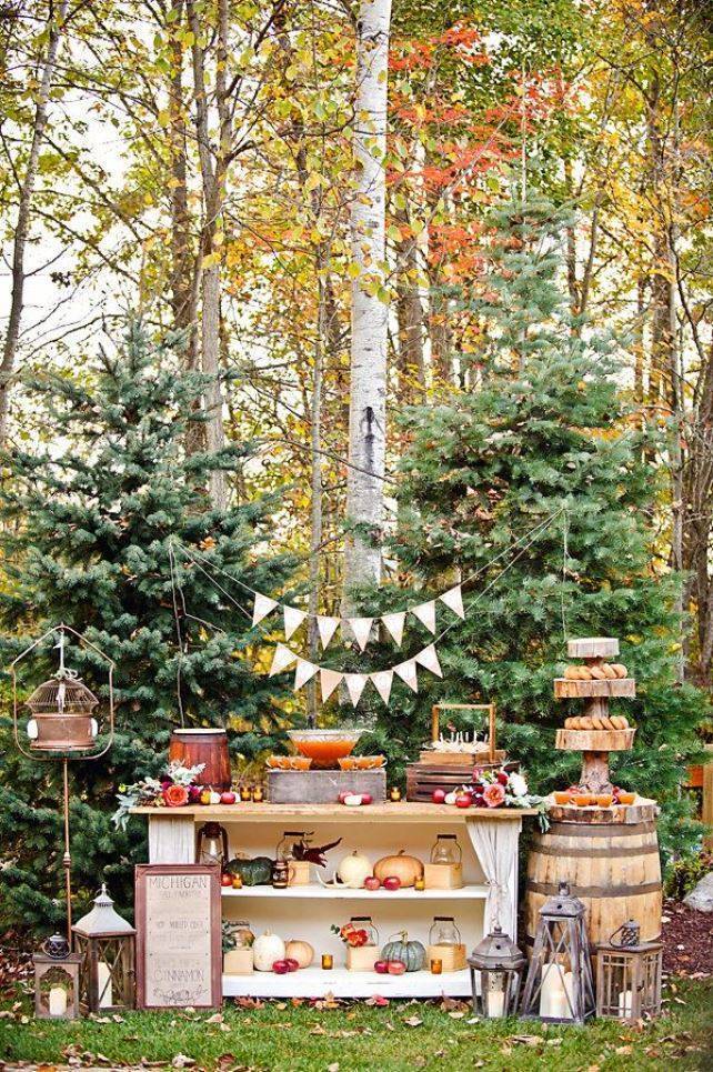 Autumn-Inspired Wedding Dessert Tables 11