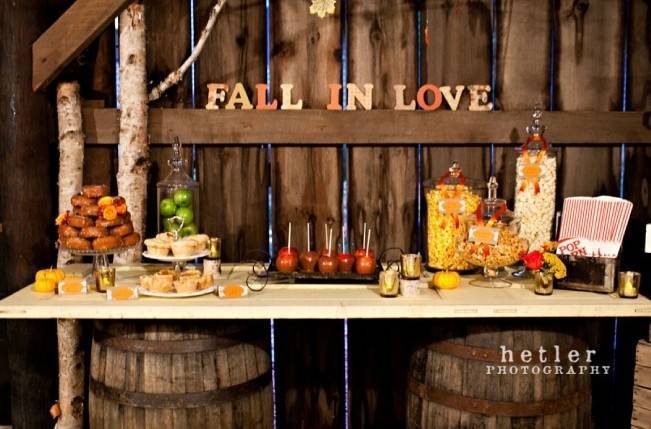 Autumn-Inspired Wedding Dessert Tables 6