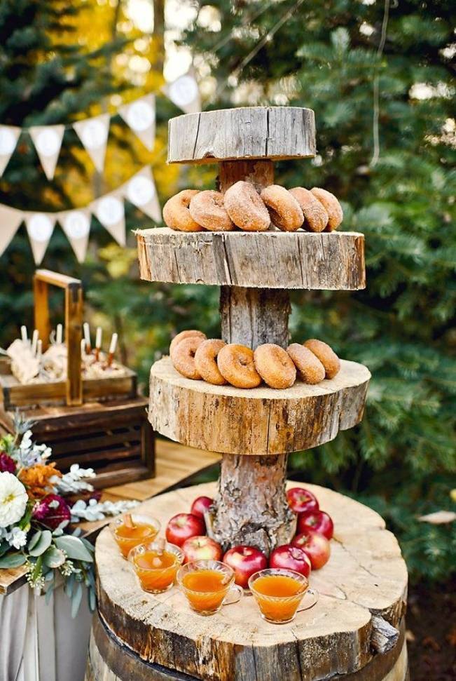 Autumn Inspired Wedding Dessert Tables