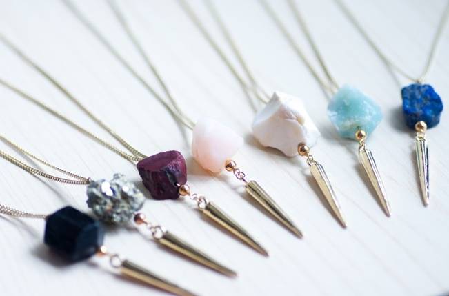 Raw Stone Jewelry for Your Bridal Party 3