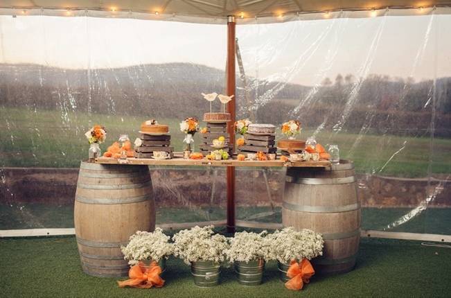 Orange and Gray Autumn Vineyard Wedding {Audra Wrisley Photography} 21