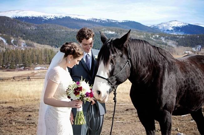 Woodsy Colorado Mountain Wedding {Karen High Photography} 7