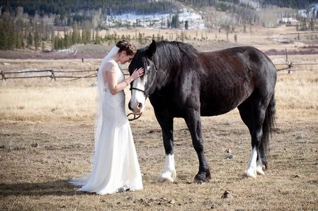 Woodsy Colorado Mountain Wedding {Karen High Photography} 8