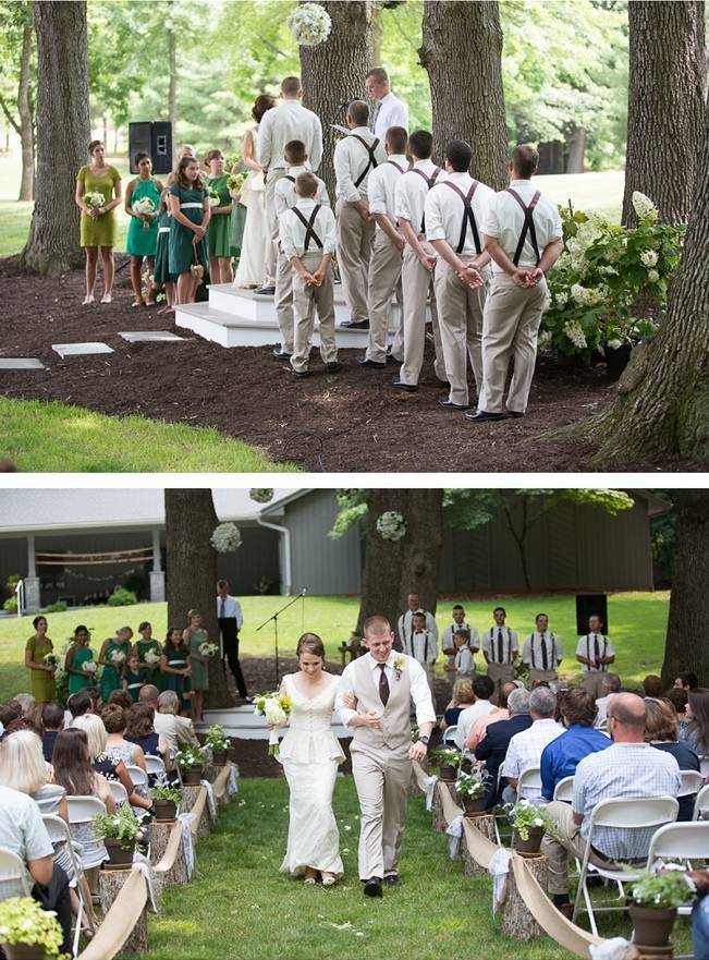 Green DIY Outdoor Virginia Wedding {Gayle Driver Photography} 14