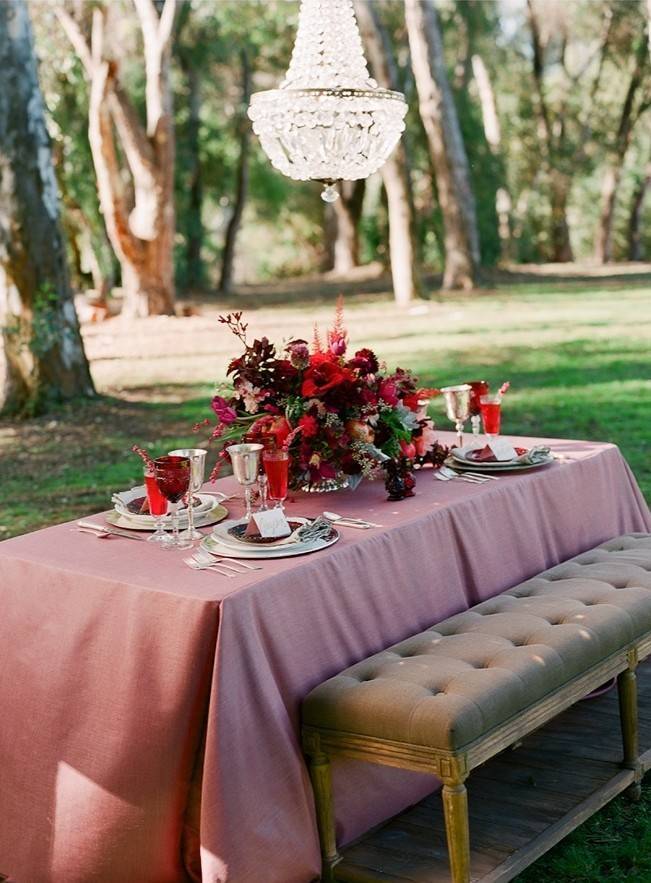 Elegant Red Alfresco Wedding Inspiration {Carmen Santorelli Photograhy} 13