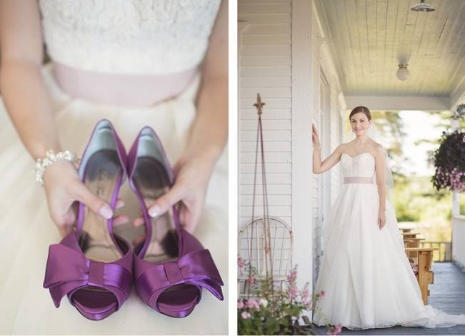 Woodsy Purple New Hampshire Wedding {Erika Follansbee Photography} 4