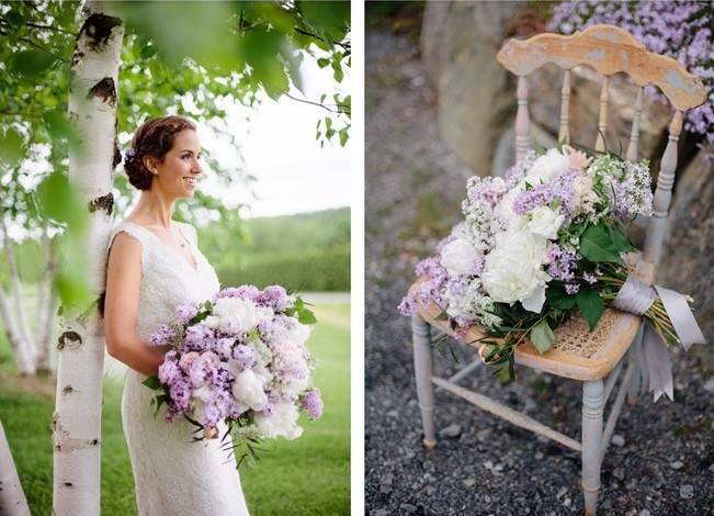Lilac + Lace Country Chic Wedding Inspiration {The Light + Color} 13