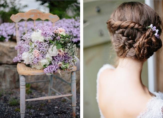 Lilac + Lace Country Chic Wedding Inspiration {The Light + Color} 2