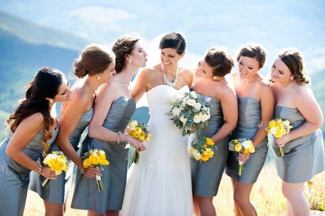Yellow + Gray Mountain Wedding in Vail, Colorado {Brinton Studios} 1