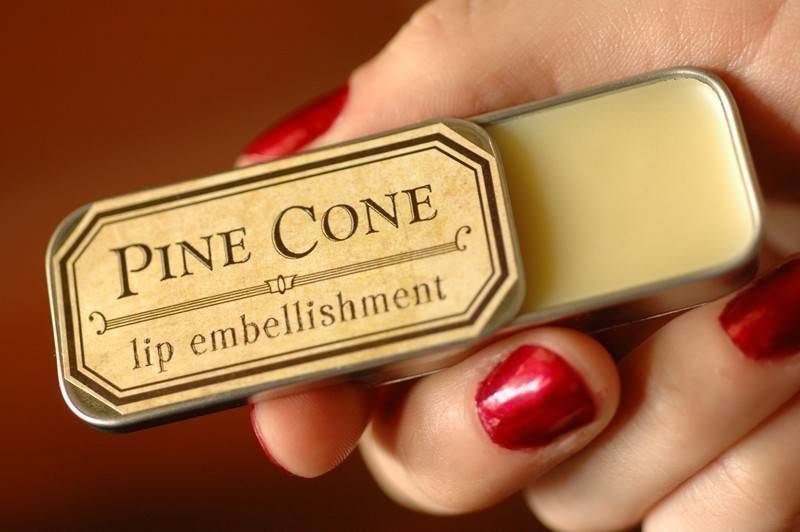 pinecone lip balm - woodland - for strange women