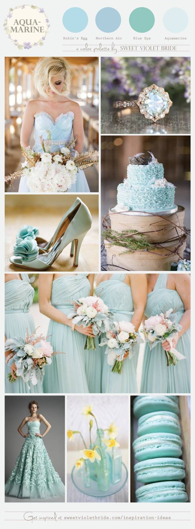 Aquamarine Wedding Palette