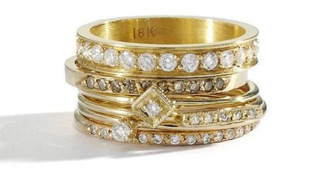Stackable Engagement Wedding Rings 5