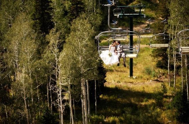Green + Ivory Mountain Wedding at Deer Valley Resort 15