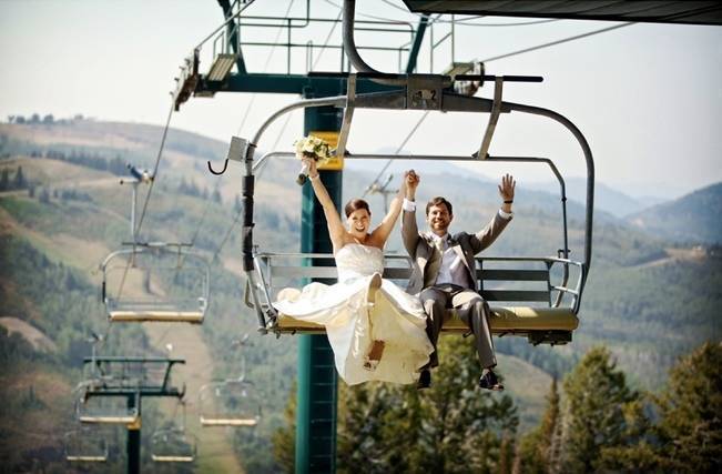 Green + Ivory Mountain Wedding at Deer Valley Resort 9