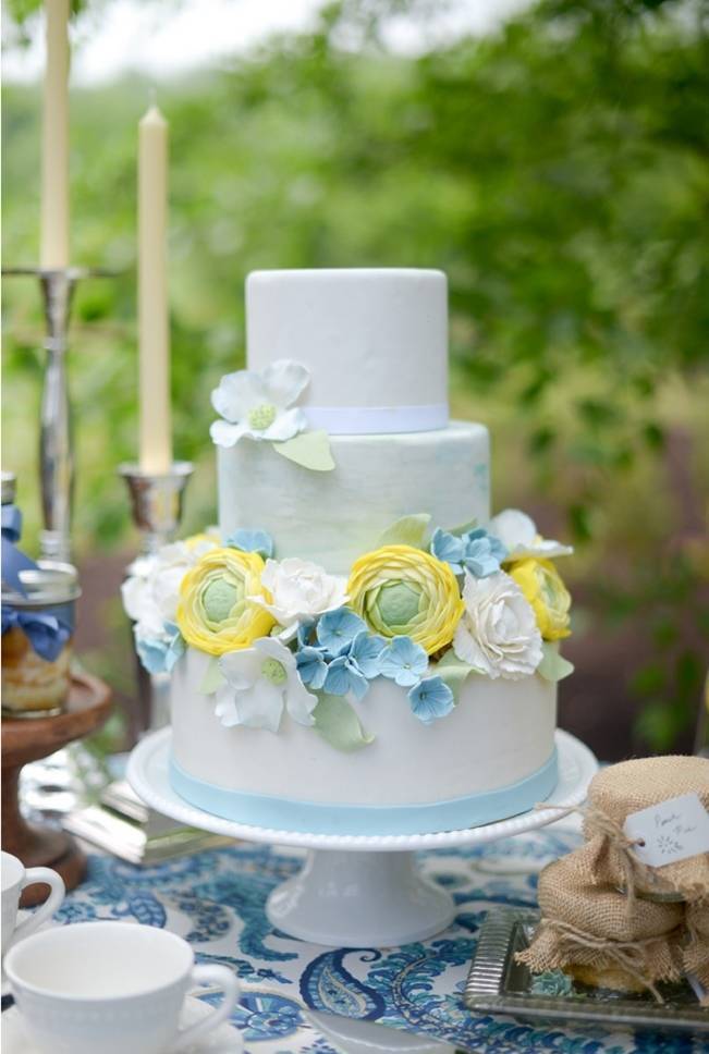 Blue + Yellow Country Chic Bridal Inspiration {Dani Fine Photography} 18