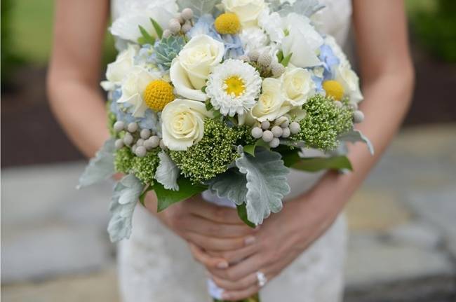 Blue + Yellow Country Chic Bridal Inspiration {Dani Fine Photography} 20