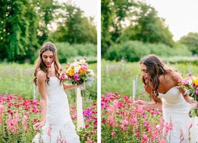 Wildflower Bridal Inspiration at Stray Cat Flower Farm {The Light + Color} 4