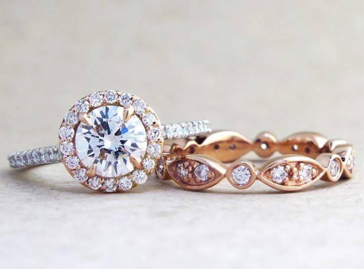 15 Beautiful Rose Gold Engagement Rings 24