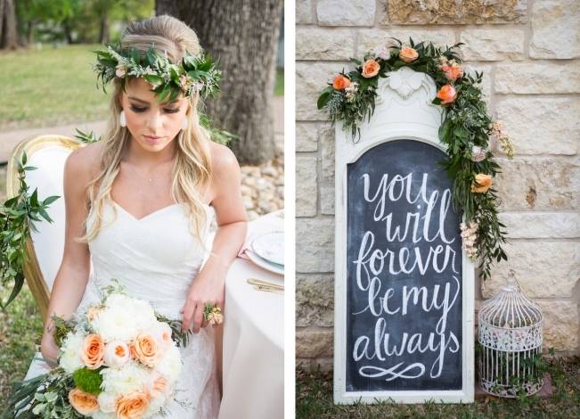 Peach + Blush Garden Wedding Inspiration {Shelly Taylor Photography} 10